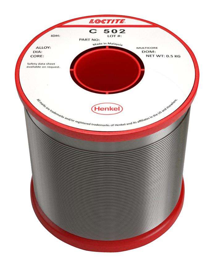 Loctite (C 502 96SC 5C 0.7MM H 500G) Solder Wire, 500g
