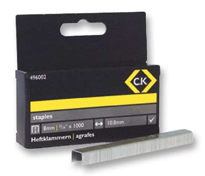 CK Tools (496002) Pack of 1000 Heavy Duty 10.5 x 8mm Staples