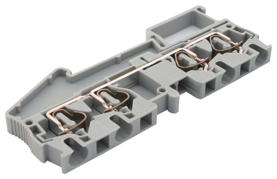 Phoenix Contact (ST 4-QUATTRO) DIN Rail Mount Terminal Block, 4 Ways