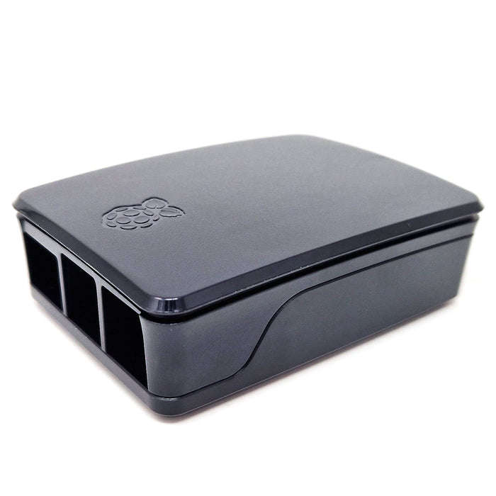 Raspberry Pi 5 official black/grey case with fan and heatsink