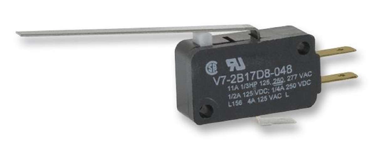 Honeywell (V7-2B17D8-048) Microswitch, Miniature, Lever, SPDT