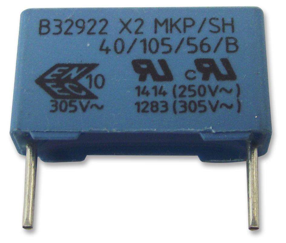 Epcos (B32924D3335K000) Safety Capacitor, Metallized PP, Radial Box - 2 Pin