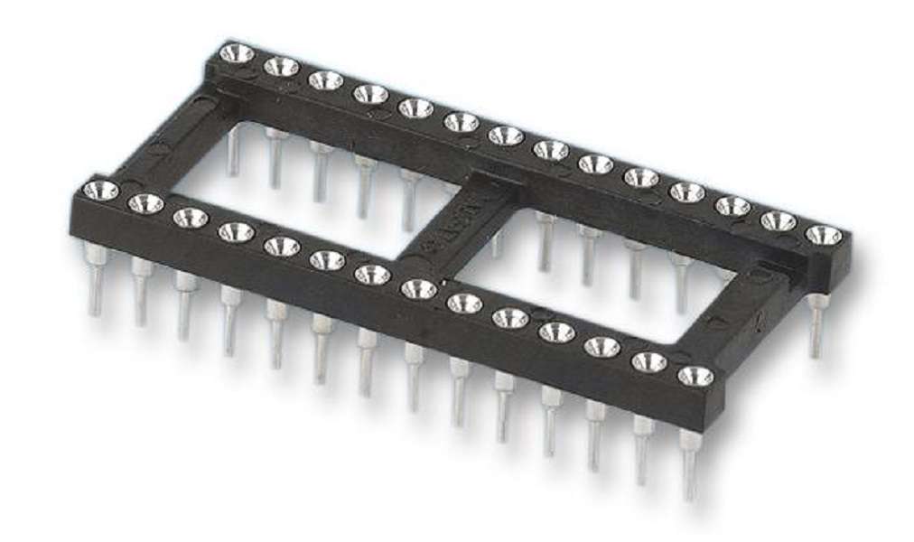 Multicomp Pro (2227MC-28-03-05-F1) IC & Component Socket, 28 Contacts