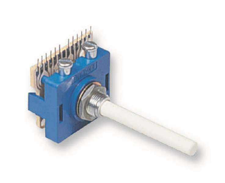 Lorlin (PT6509/BMH) Rotary Switch, 3 Position, 3 Pole, 30 °, 500 mA