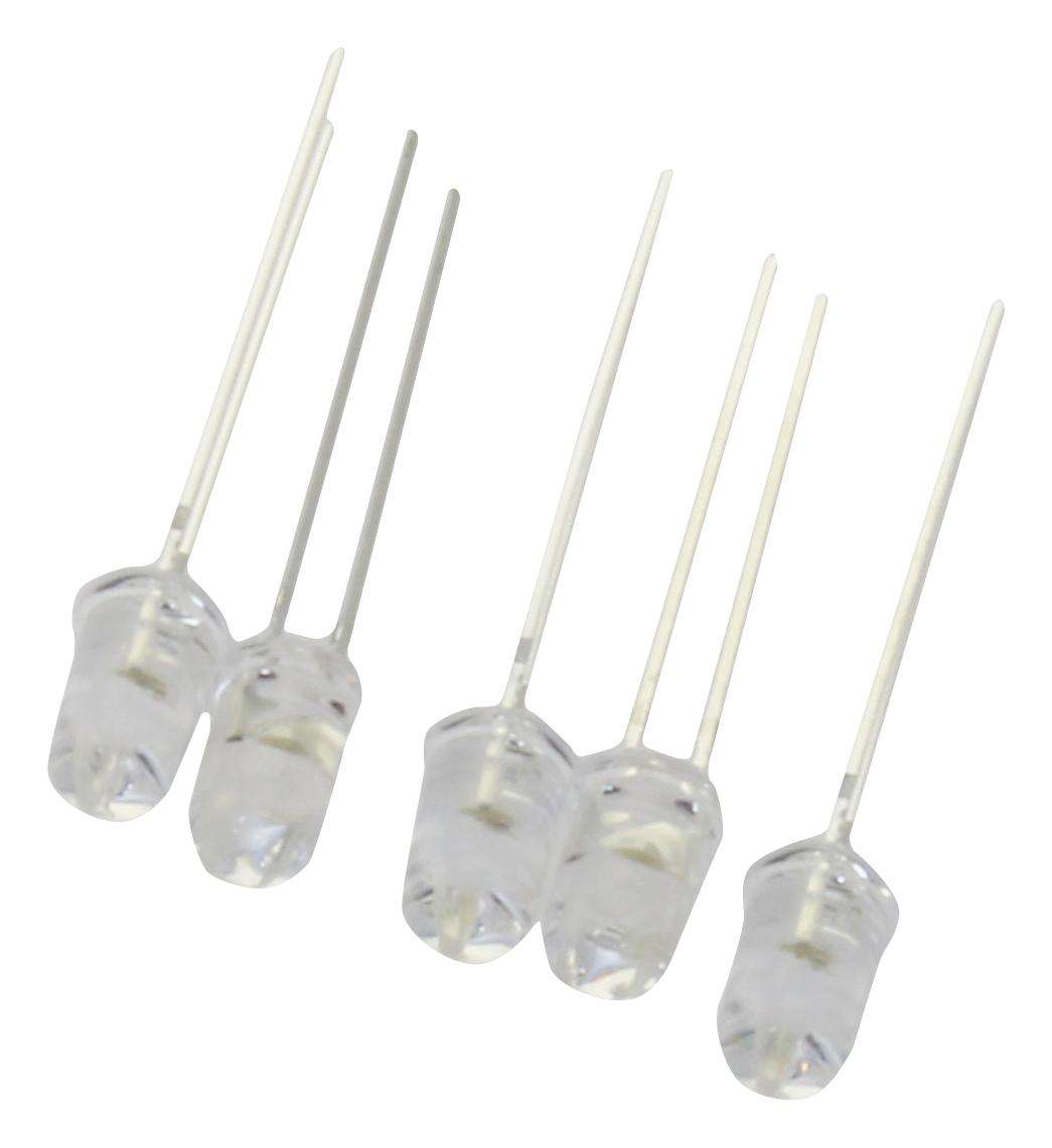 Multicomp Pro (MP-703-1066) LED, White, 20CD, Round, 5mm