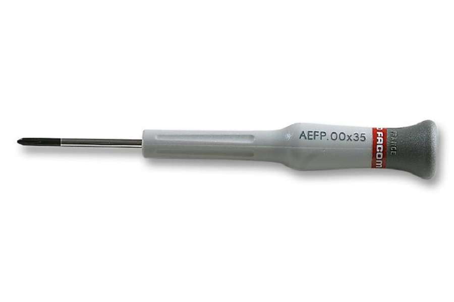 Facom (AEFP.1X75) Phillips Screwdriver, #1 Tip, 75mm Blade, 168mm Length
