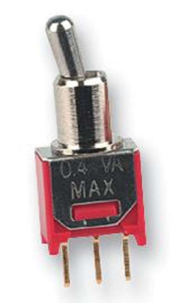 Multicomp Pro (2MS1T2B2M2RE) Toggle Switch, On-On, SPDT, Non Illuminated