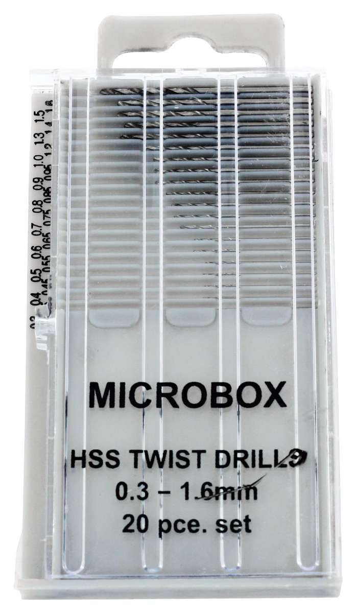 Multicomp Pro (MP002109) Drill Bit Set, 20Pc, 0.3mm To 1.6mm