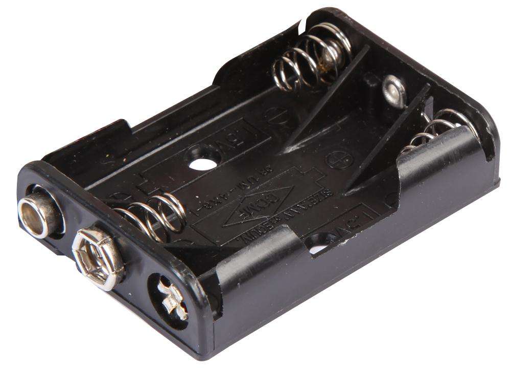 Multicomp Pro (MP000337) Battery Holder, Snap, 3 x AAA