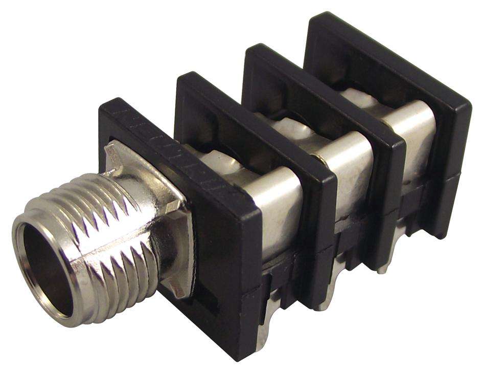 Neutrik (NRJ6HM-1) Phone Audio Connector, Slim, 3 Contacts, Socket