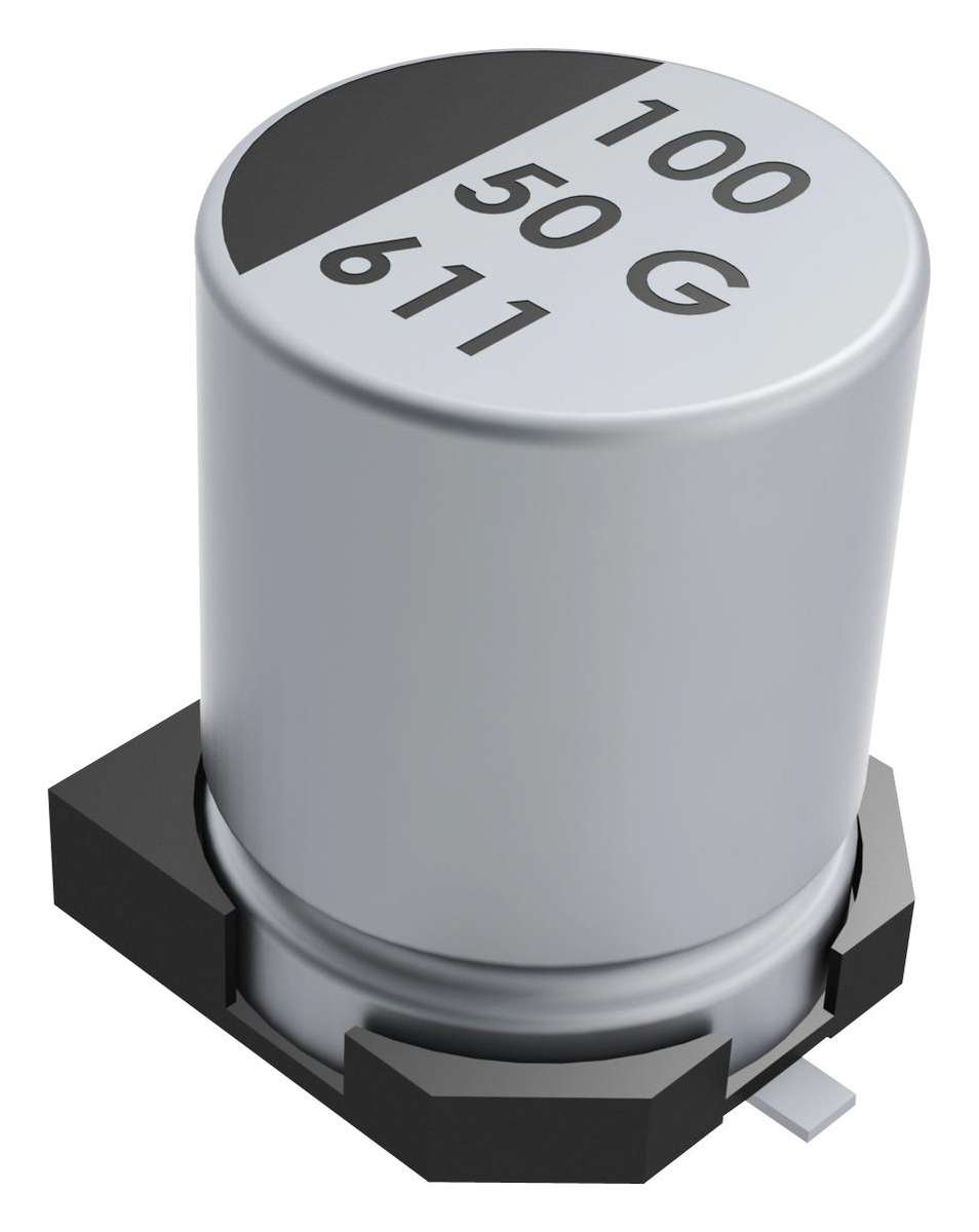 Kemet (EDK106M100A9HAA) SMD Aluminium Electrolytic Capacitor, 10 µF, 100 V