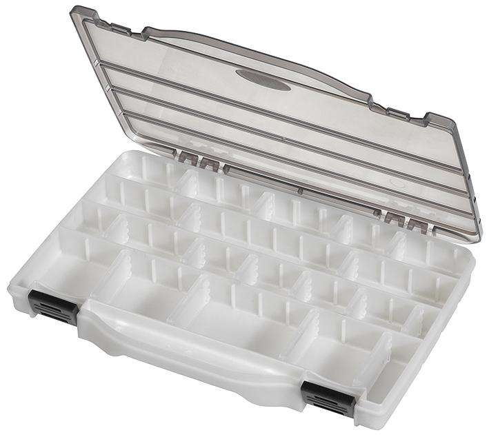 Multicomp Pro (199.370) Storage Box, 16 Compartment, Transparent Grey