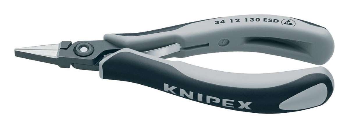 Knipex (34 12 130 ESD) Precision Electronic ESD Gripping Pliers
