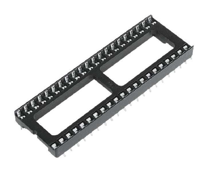 3M (4840-6000-CP) IC & Component Socket, 40 Contacts, DIP Socket
