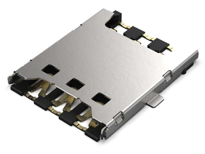 Gct (SIM8051-6-0-14-01-A) Memory Card Connector, Nano SIM, Push-Pul