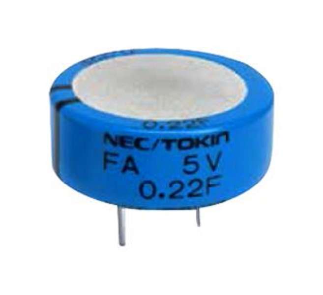 Kemet (FA1A104ZF) Supercapacitor, EDLC, 0.1 F, Radial Leaded, -20%