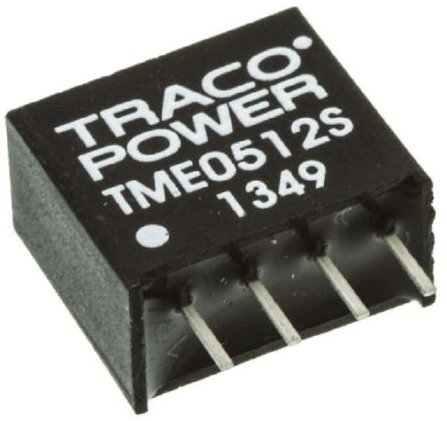 Traco Power (TME 0512S) Isolated Through Hole DC/DC Converter, Miniature