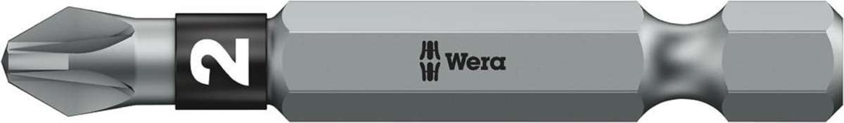 Wera (05059922001) Hex Driver Bit, Pozidriv, PZ2 Bit, 50 mm Overall