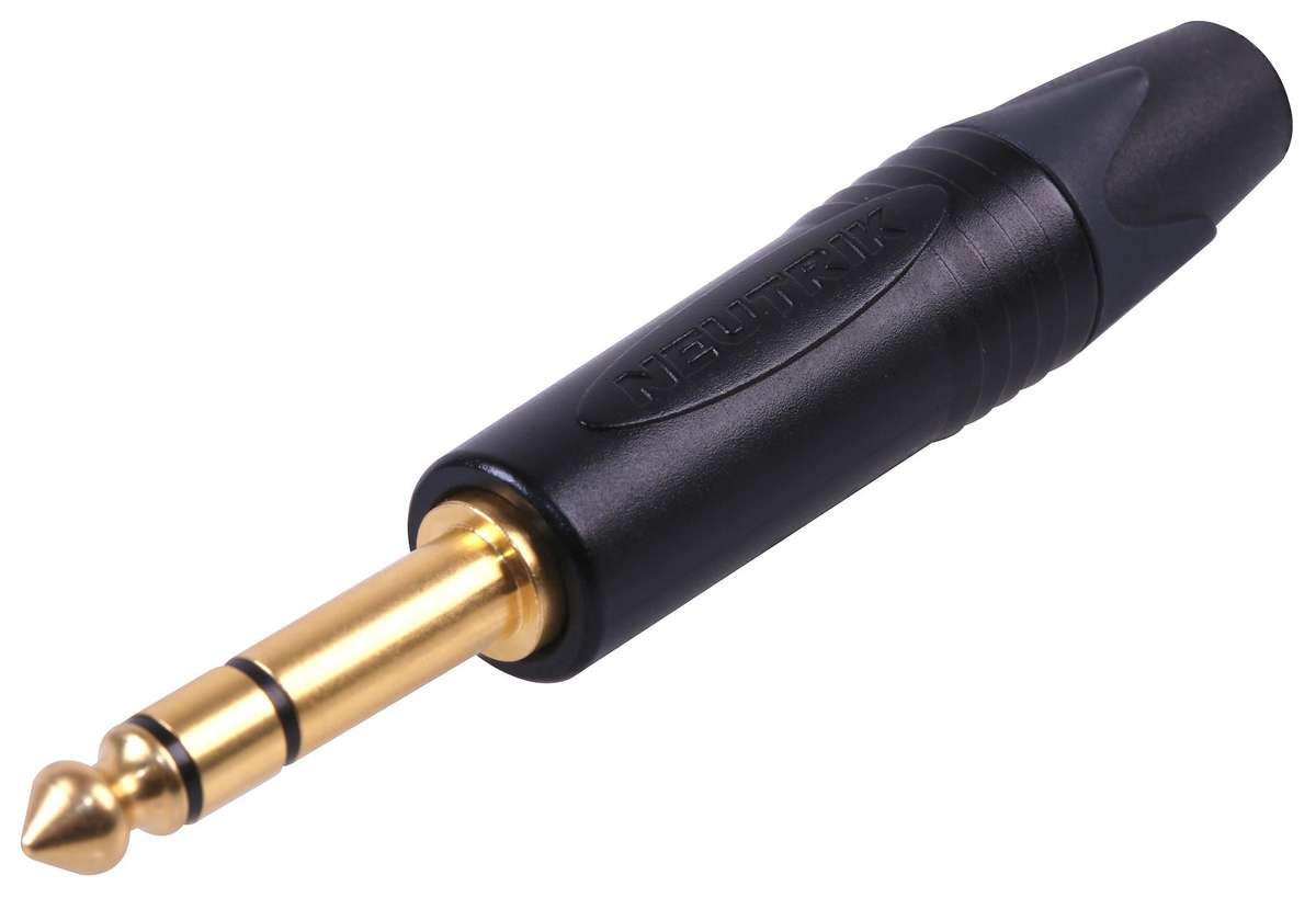 Neutrik (NP3X-B) Phone Audio Connector, Professional, 3 Contacts