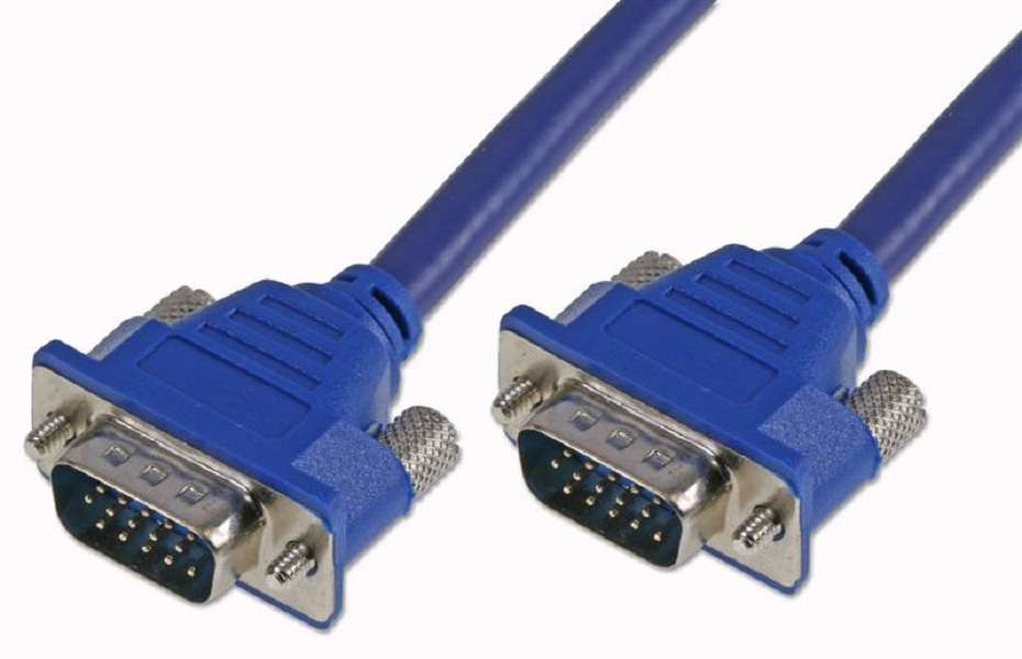 Clever Little Box (LPVGA-M/M-1.0M-FP) D Subminiature H/D Plug, VGA, 15 Way