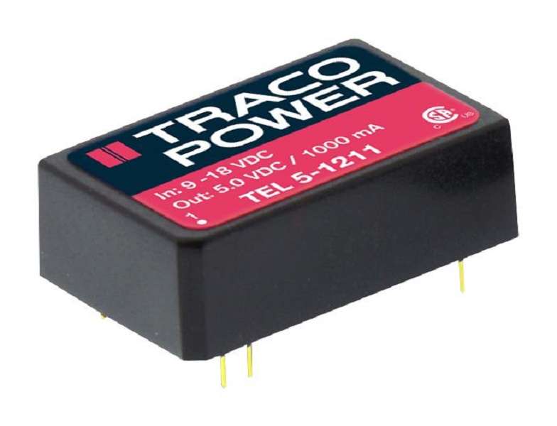 Traco Power (TEL 5-2411) Isolated Through Hole DC/DC Converter 5V, 1A