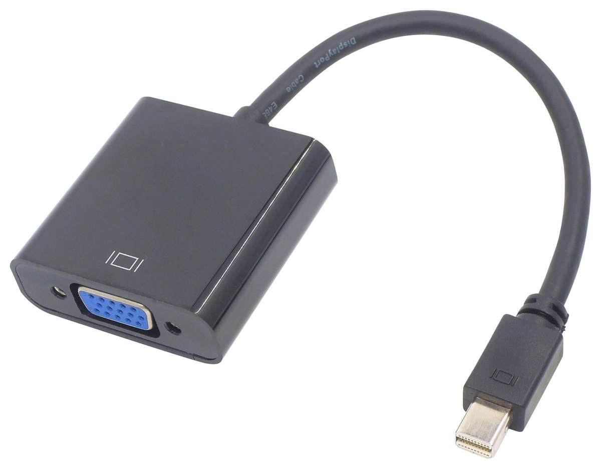 Multicomp Pro (PS000260) Audio Adapter, Mini DisplayPort Plug, VGA Plug