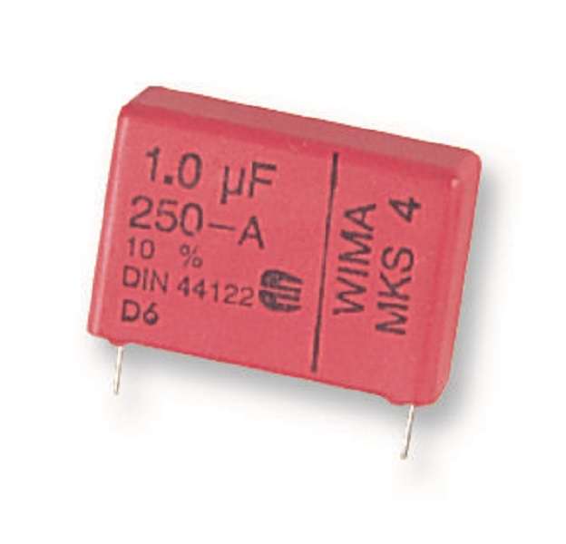 Wima (MKS4F041005B00KSSD) General Purpose Film Capacitor, 1 µF, ± 10%