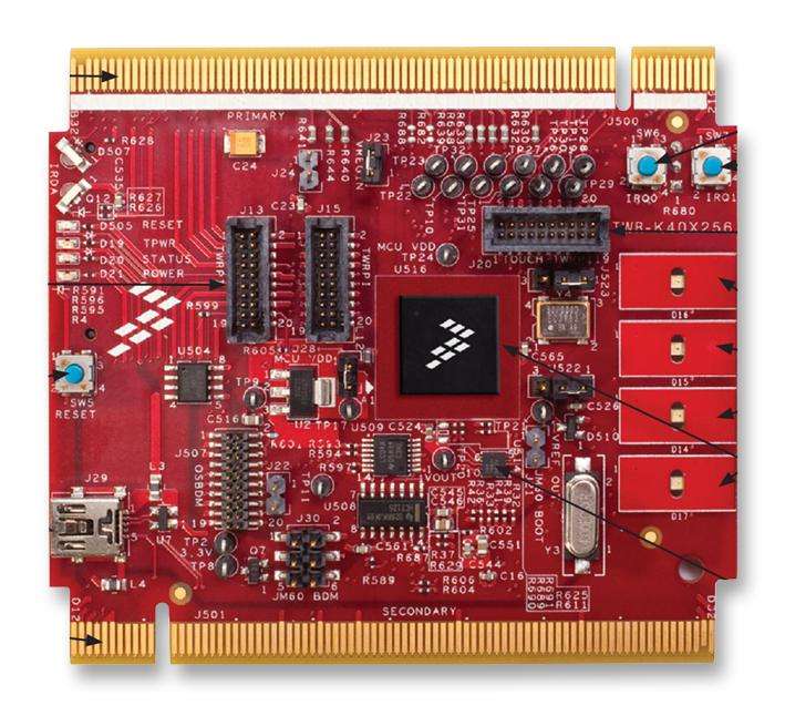 NXP (TWR-K60D100M) Development Kit, MK60DN512VMD10 MCU