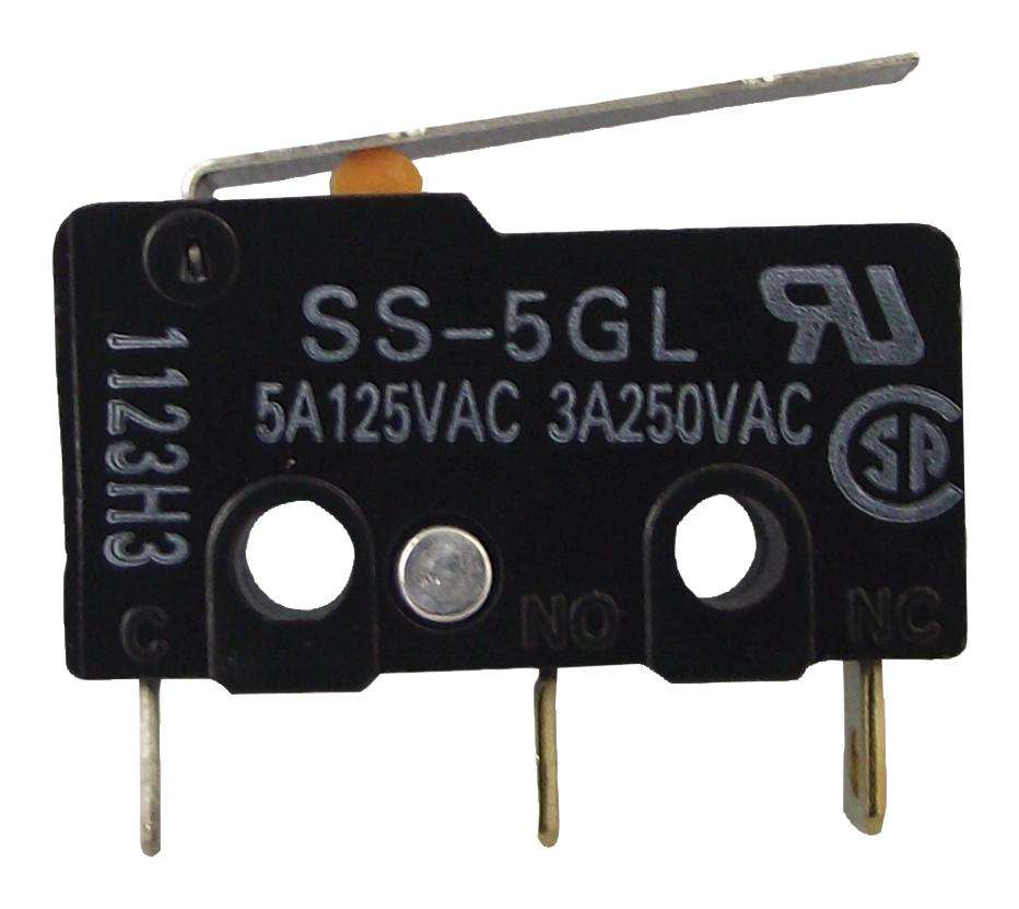Omron (SS-5GL) Microswitch, Subminiature, Snap Action