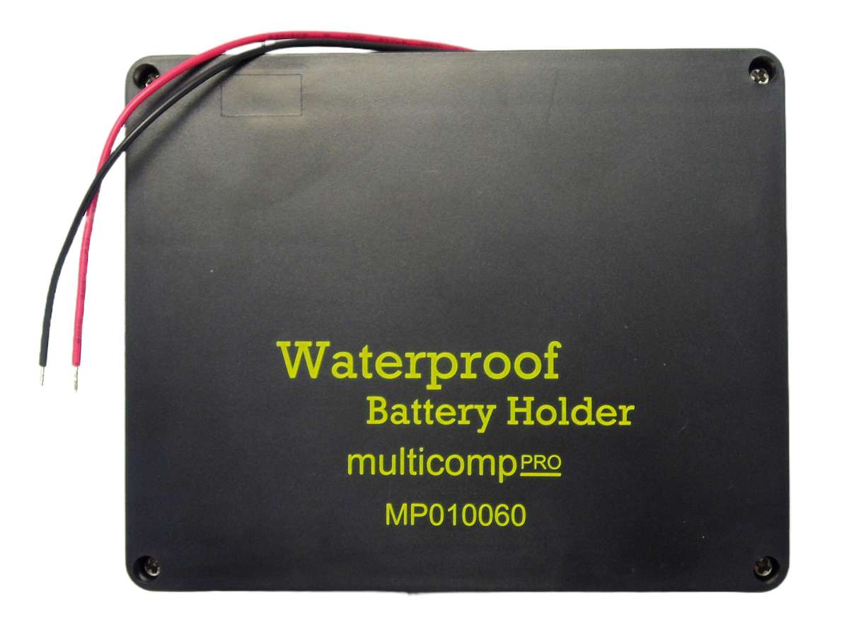 Multicomp Pro (MP010060) Battery Holder, 3xD Size, 150mm, Screw, IP65