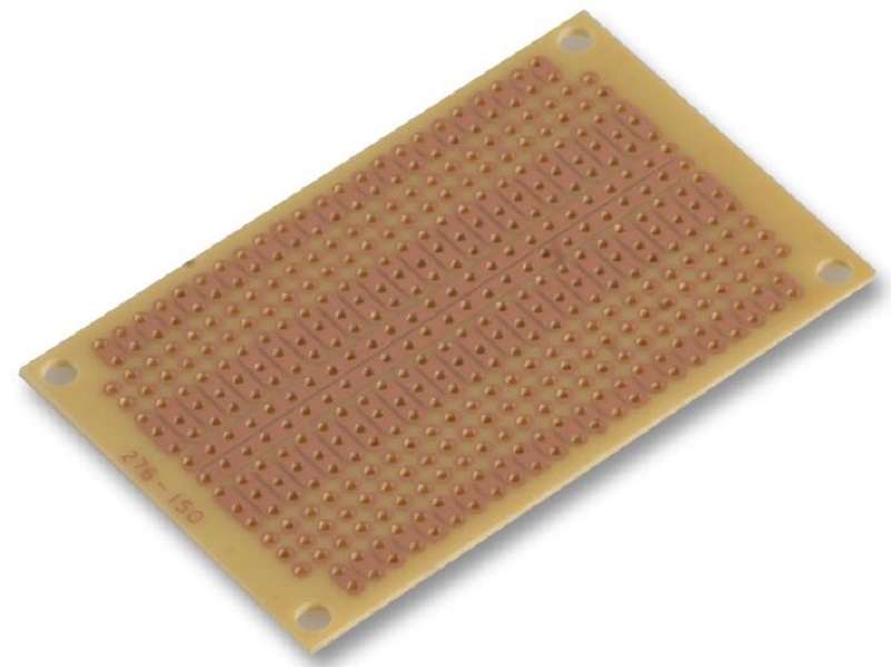 Multicomp Pro (MC01009) Prototype Board, Phenolic, 1.6 mm, 72 mm, 47 mm