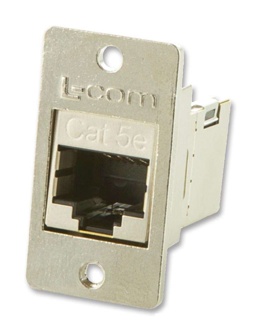 L-Com (ECF504-SC5E) In-Line Adapter, RJ45, RJ45, Adaptor