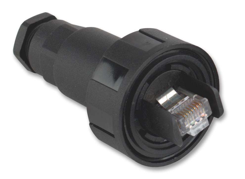 Bulgin Limited (PX0834/B) Modular Connector, RJ45 Plug, 1 x 1 (Port), 8P8C