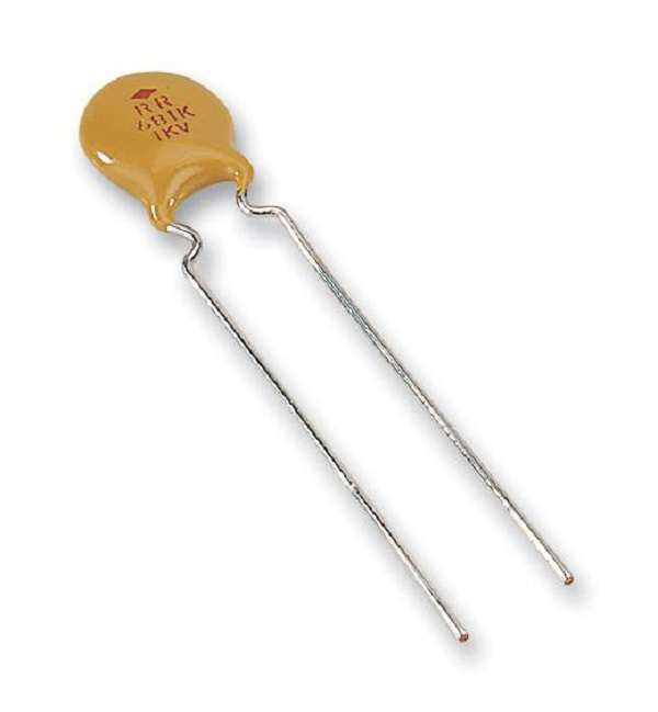 Vishay (F221K29Y5RP6UK5R) Ceramic Disc Capacitor, 220 pF, 2 kV,