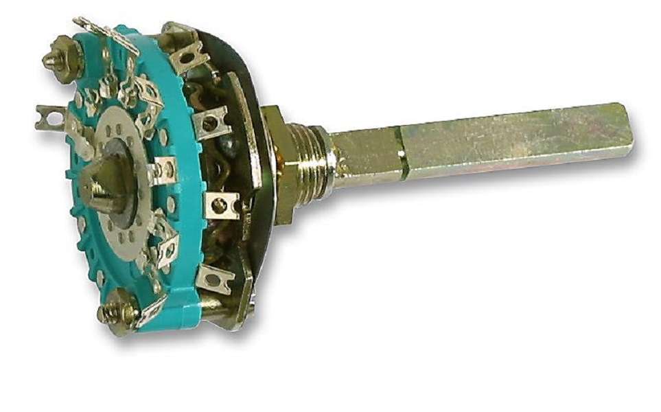 Nsf (459104JMK1) Rotary Switch, 4 Position, 4 Pole, 30 °, 500 mA, 250 V