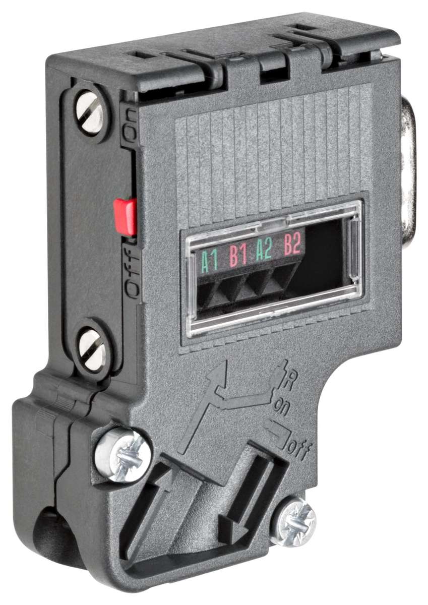 Siemens (6ES7972-0BA42-0XA0) Bus Connector, Profibus, RS485, Screw