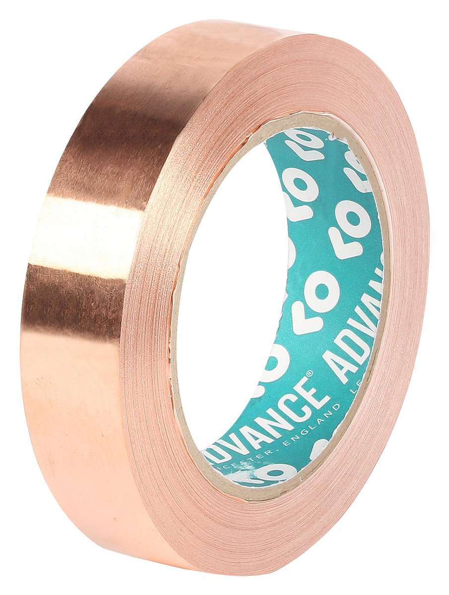 Advanced Tapes (AT528 COPPER 33M X 25MM) Tape, 25 mm x 33 m