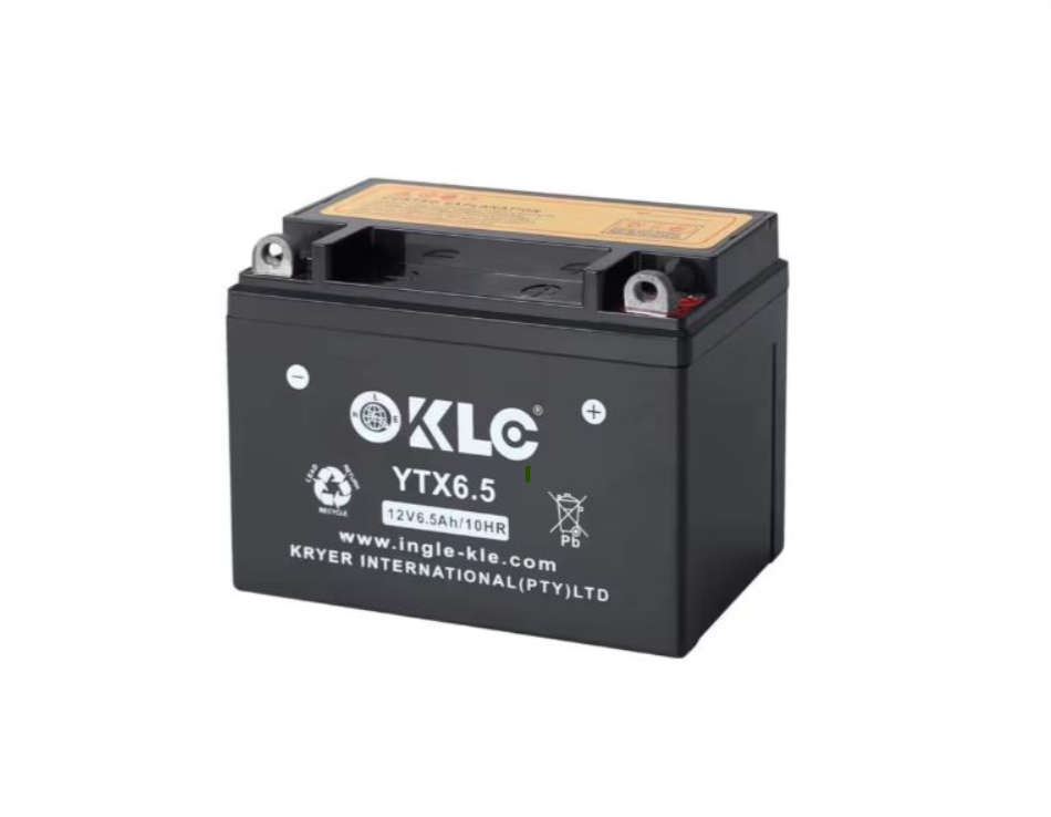 KLE YTX6.5 12V 6.5Ah/10HR Motorcycle Battery