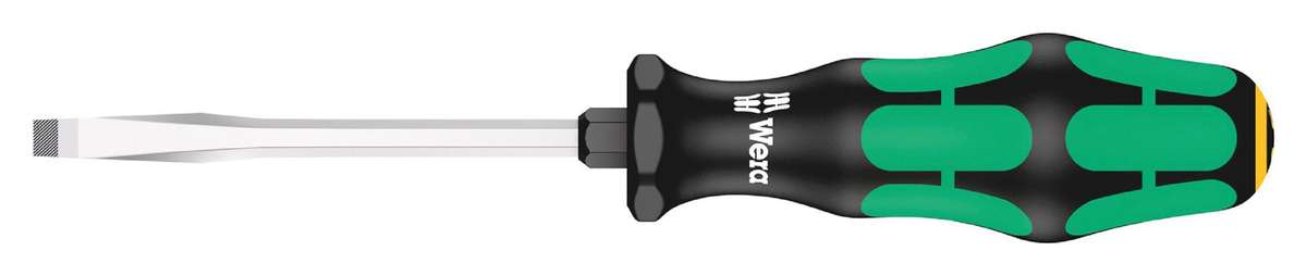 Wera (007672) Screwdriver, Slotted, Hexagon, 90 mm Blade, 4.5 mm Tip