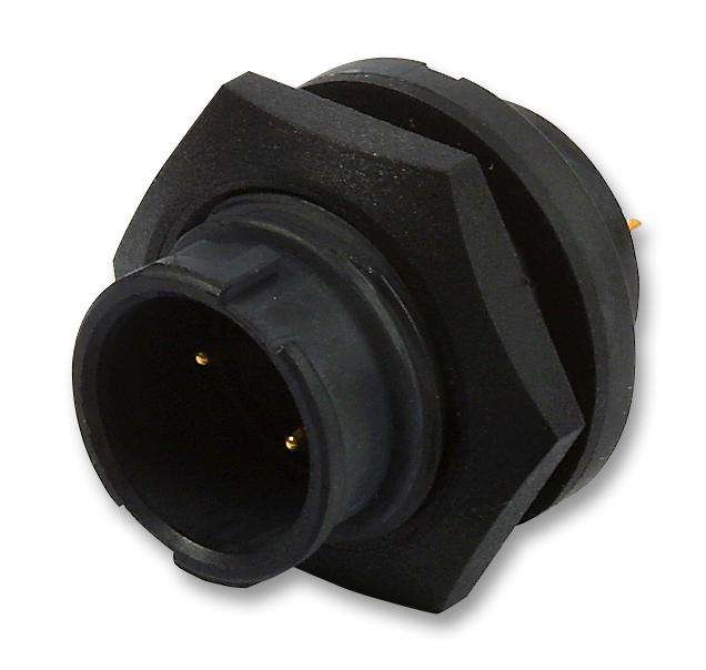 Switchcraft (EN3P6M-F) Circular Connector, Receptacle, 6 Contacts