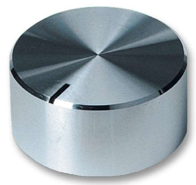Multicomp 18S-4D Knob, Round Shaft 4mm, Aluminium