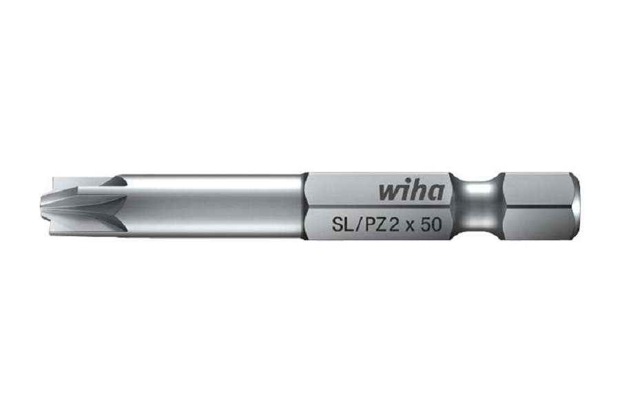 Wiha (32497) Hex Driver Bit, Pozidriv, Slotted, PZ2, 70 mm Length