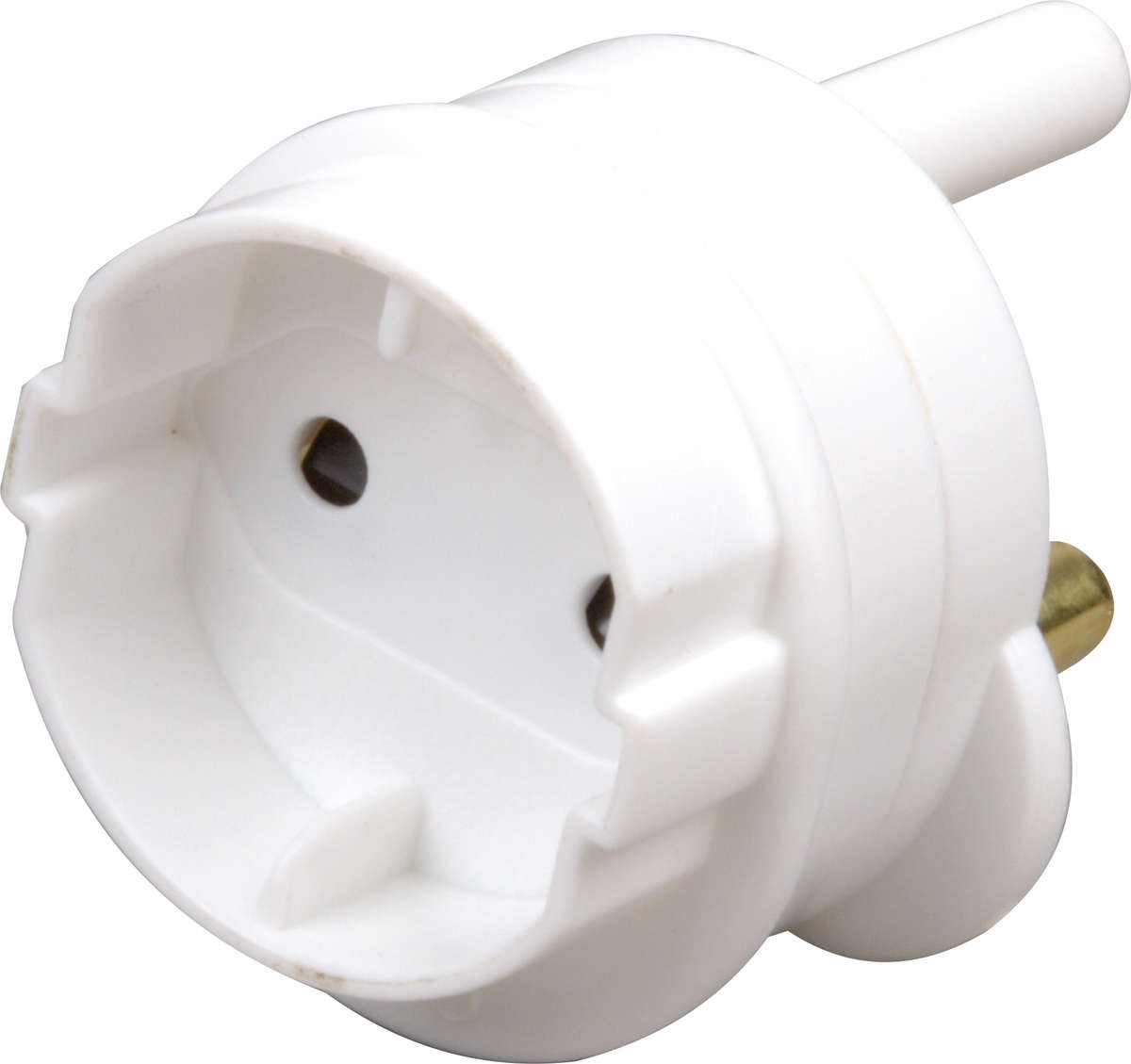 LESCO, 1xSchuko Round Continental Adapter