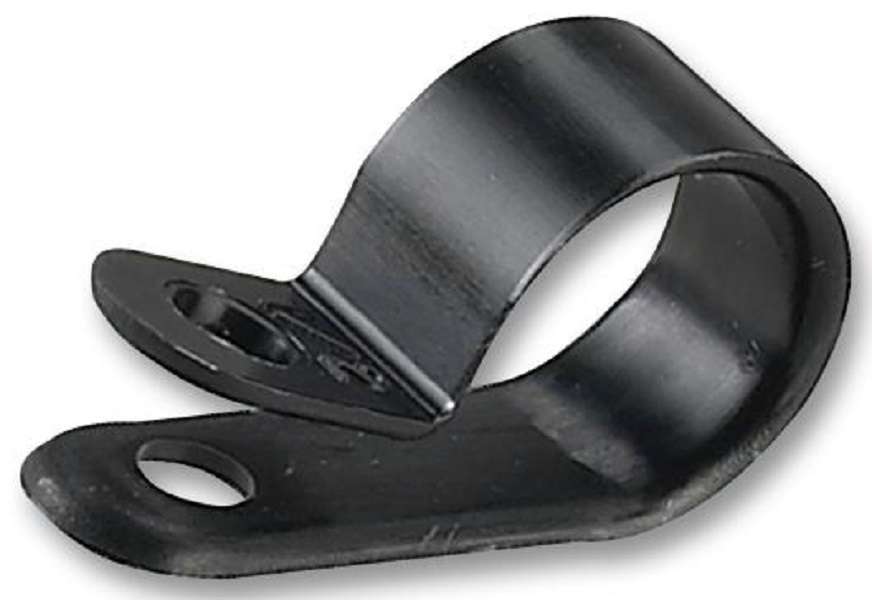 Panduit (CCH31-S10-C0) Fastener, P Clip, Screw Mount Cable Clamp, 7.9 mm