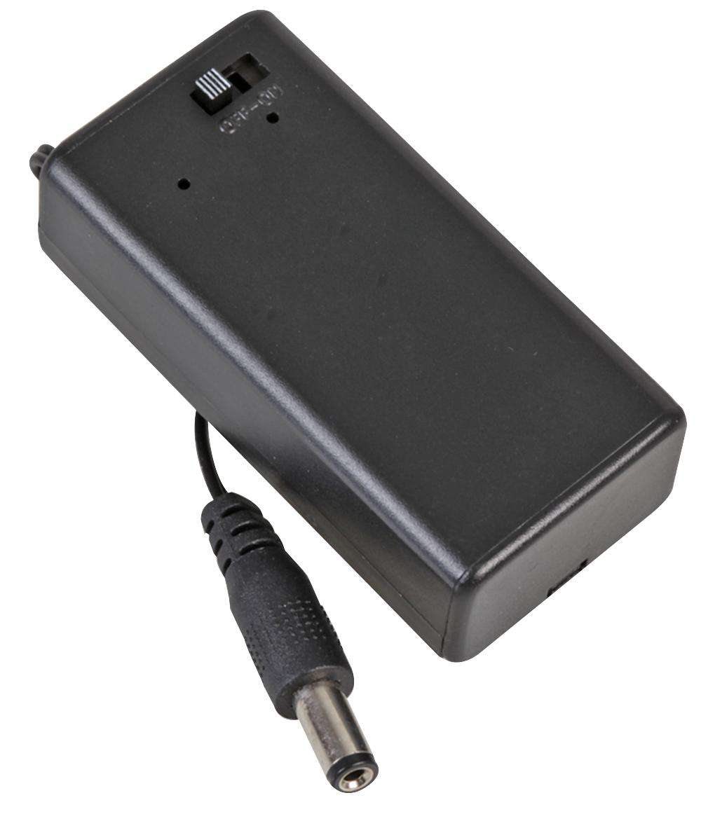 Multicomp Pro (MP000379) Battery Box, Switched, DC Plug, 1 x PP3