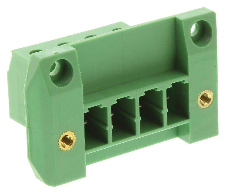 Phoenix Contact (DFK-PC 4/ 4-GF-7,62) Terminal Block, Feed-Thru, Header