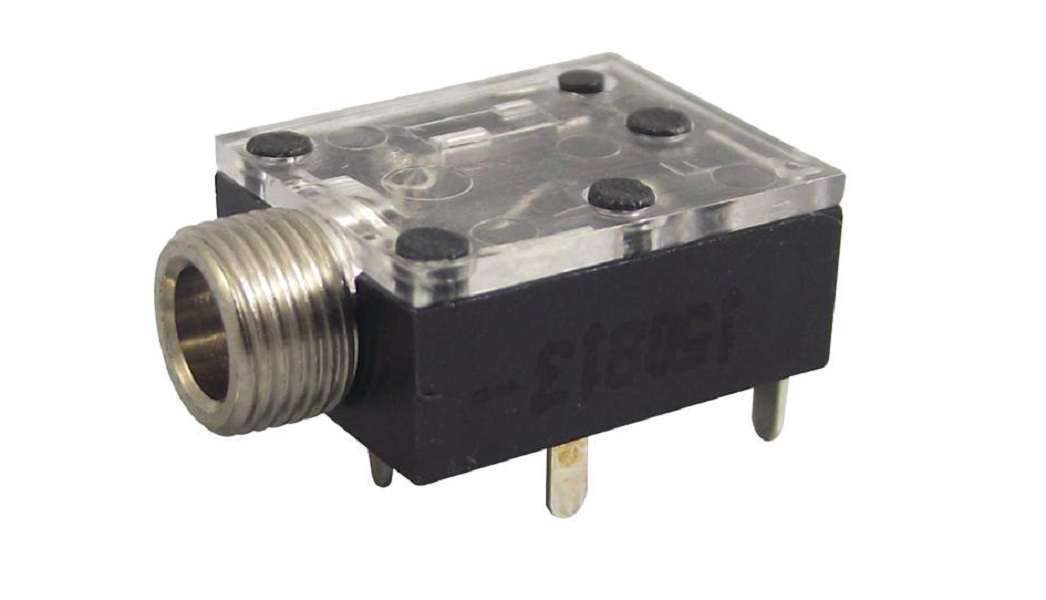 Switchcraft (35RAPC4BH3) Phone Audio Connector, 3 Contacts, Jack, 3.5 mm
