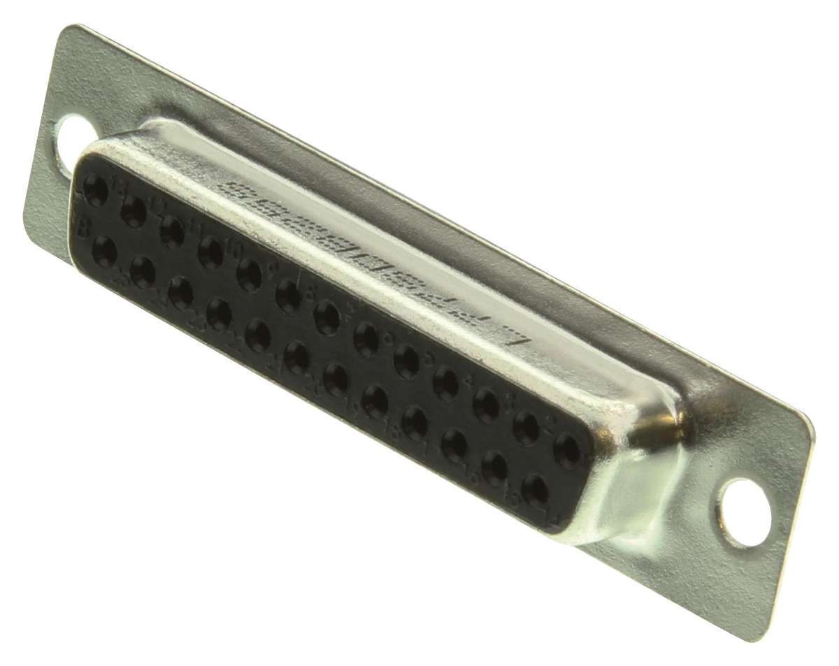 Amphenol (L77SDB25S) D Sub Connector, DB25, Standard, Receptacle