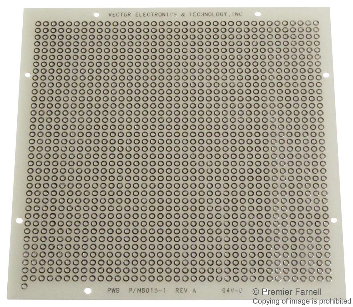 Vector Electronics (8015-1) PCB, Pad/Hole, Epoxy Glass Composite