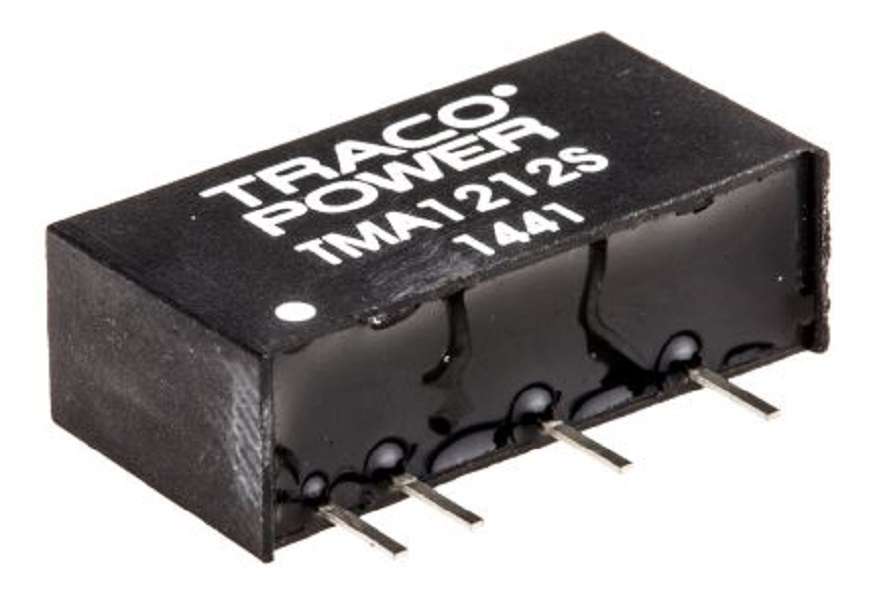 Traco Power (TMA 1212S) Isolated Through Hole DC/DC Converter, Output, 12V